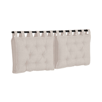 HANG HEADBOARD PILLOW SET 2PCS FABRIC OFF WHITE 16