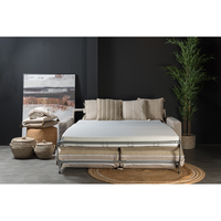ITHAKI SOFA BED 3SEAT EASY CLEAN FABRIC BEIGE E1 EU