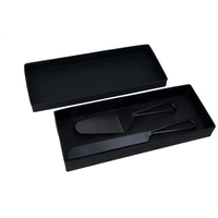 MATT SERVING SET STEEL BLACK 30x6xH2cm IN