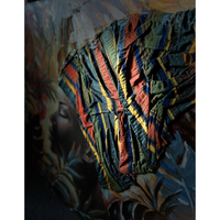 JUNGLE LADY 3 DECO PAINTING CANVAS MULTICOLOR 80x8