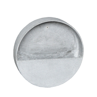 HERB PLANTER WALL ARTIFICIAL STONE GREY 25x25xH8cm