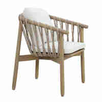 CORDA CHAIR CUSHION WOOD ACACIA NATURAL WHITE 63,5