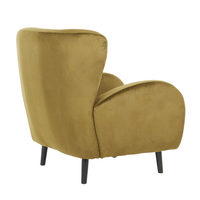 ONE ONLY ARMCHAIR FABRIC OLIVE GREEN WOOD BLACK E1 PRC