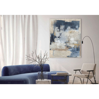 BEAUTIFUL CHAOS PAINTING DECORATIVE 120x150x4 CANVAS MULTICOLOR WOOD