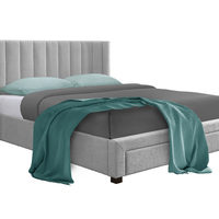 HIDE ME BED (FOR MATTRESS 160x200cm) FABRIC ELEPHANT LIGHT E1 MY