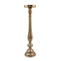 IONAS CANDLE HOLDER ALUMINIUM GOLD D18xH74cm IN