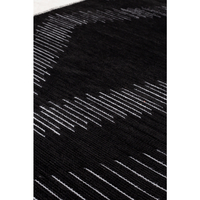 SIGHT CARPET FABRIC BLACK GREY 80x170xH1cm TR