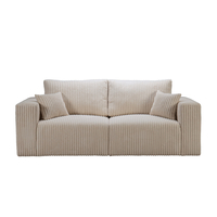 BULLET SOFA 3SEAT EASY CLEAN FABRIC OFF WHITE E1 EU