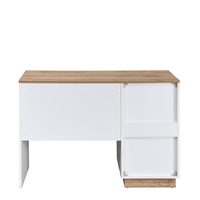 CASA DESK 3DRAWERS CHIPBOARD WITH MELAMINE CARTA WHITE NATURAL 110x50x76 E1 MY