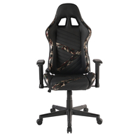 DYSKORD GAMING CHAIR DESK FABRIC BLACK WITH PATTERN NYLON METAL 50x74xH137cm PRC