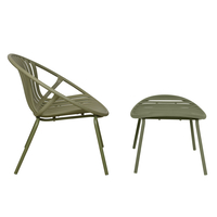 NADIN ARMCHAIR SET 2PCS PP OLIVE GREEN PRC