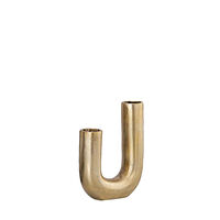 UNO VASE ALUMINIUM GOLD 15x5xH20,5cm IN