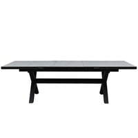 SORPRESA TABLE ALUMINIUM TERRAZZO GREY DARK 202x10