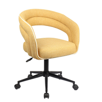 LA LUNA CHAIR DESK FABRIC MUSTARD METAL METAL 59x5