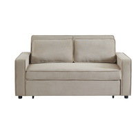 CUBO SOFA BED 3SEAT FABRIC LATTE FABRIC E1