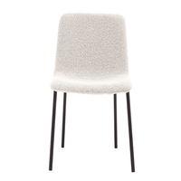 BRICK CHAIR FABRIC CREAM METAL BLACK E1 PRC