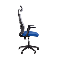 VITRIO CHAIR DESK FABRIC GREY BLUE 63x59xH127cm E1 PRC