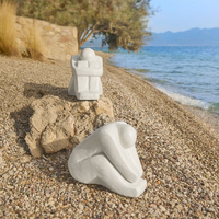 HARPER DECO FIGURE POLYRESIN WHITE 43x29,2xH37cm P