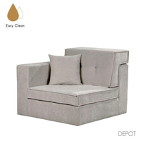 MEXICO ARMCHAIR WITH ARM EASY CLEAN FABRIC BEIGE E1 EU