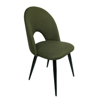 COMMODO CHAIR FABRIC OLIVE GREEN METAL BLACK E1 PRC