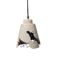 GRID 2 LAMP PENDANT CONCRETE METAL D16xH16cm IN
