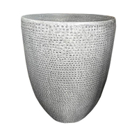 AFRICA SIDE TABLE MgO GREY 36x36xH45cm PRC