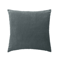 SERI DECOR CUSHION VELVET GREY 45x45cm PRC