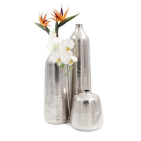 BOTTICELI BOTTLE ALUMINIUM SILVER D22,5xH23cm IN