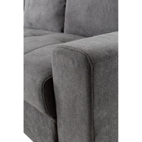 BILL SOFA BED CORNER LEFT EASY CLEAN FABRIC STONE E1 EU