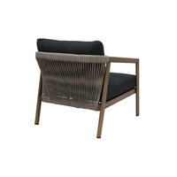 MADERA LOUNGE SET 1+2+1 ALUMINIUM NATURAL GREY PRC