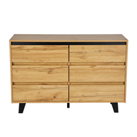 ARABICA COMMODE CHIPBOARD WITH MELAMINE SONOMA BLACK BLACK E1 PRC