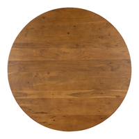 ARCO TABLE WOOD ACACIA WALNUT METAL BLACK IN