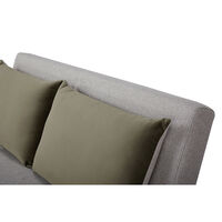 RAFAL SOFA BED 2SEAT FOLDING FABRIC GREZ OLIVE GREEN E1 PRC