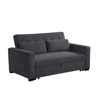 NUOVO SOFA BED 2SEAT FABRIC ANTHRACITE 24 E1 PRC
