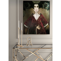 BONSAI CONSOLE STAINLESS STEEL GOLD TRANSPARENT GLASS 120x40xH78cm PRC