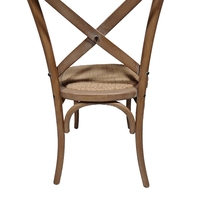 AUGUST CHAIR WOOD RUBBERWOOD WALNUT RATTAN NATURAL PRC