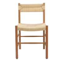 CABO CHAIR WOOD RUBBERWOOD NATURAL ROPE PRC