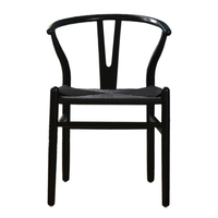 BONE CHAIR WOOD ΒΕΕCH BLACK ROPE PRC