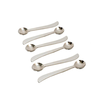 CURVE SPOON STEEL SILVER 13x2,5xH1cm IN