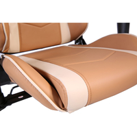 EXPLOR GAMING CHAIR DESK FABRIC MOCCA METAL GREZ METAL 50x71xΗ135cm PRC
