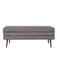 SLICES STOOL FABRIC BLACK E1 PRC