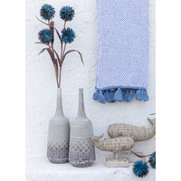 LITMUS ARTIFICIAL FLOWER EVA FOAM BLUE GREY H90cm