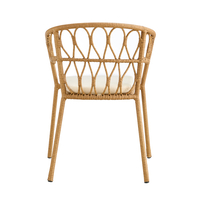 SURABAYA CHAIR PE RATTAN NATURAL WHITE 59x56x77.5 PRC