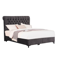 CHESTER BED WITH STORAGE (FOR MATTRESS 160x200cm) CHENILLE GREY 26-936 E1 TR