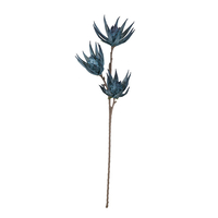BLUE 5 ARTIFICIAL FLOWER EVA FOAM PETROL H95cm PRC