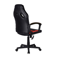 GOAL DESK FABRIC BLACK RED 56x62xH113cm PRC