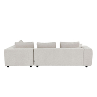 TOMOS SOFA CORNER RIGHT EASY CLEAN FABRIC BEIGE E1 EU
