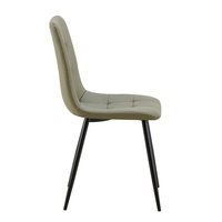 CARRE CHAIR FABRIC OLIVE GREEN METAL E1 PRC