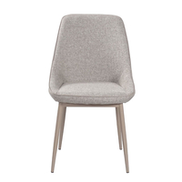 CALIPER CHAIR FABRIC BROWN CAPPUCCINO METAL CAPPUCCINO PRC