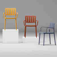 MILANO CHAIR PP BLUE PRC
